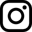 image of Instagram logo in black